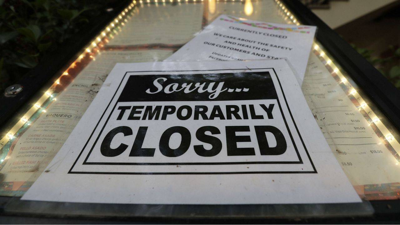 Closed business. (AP file)