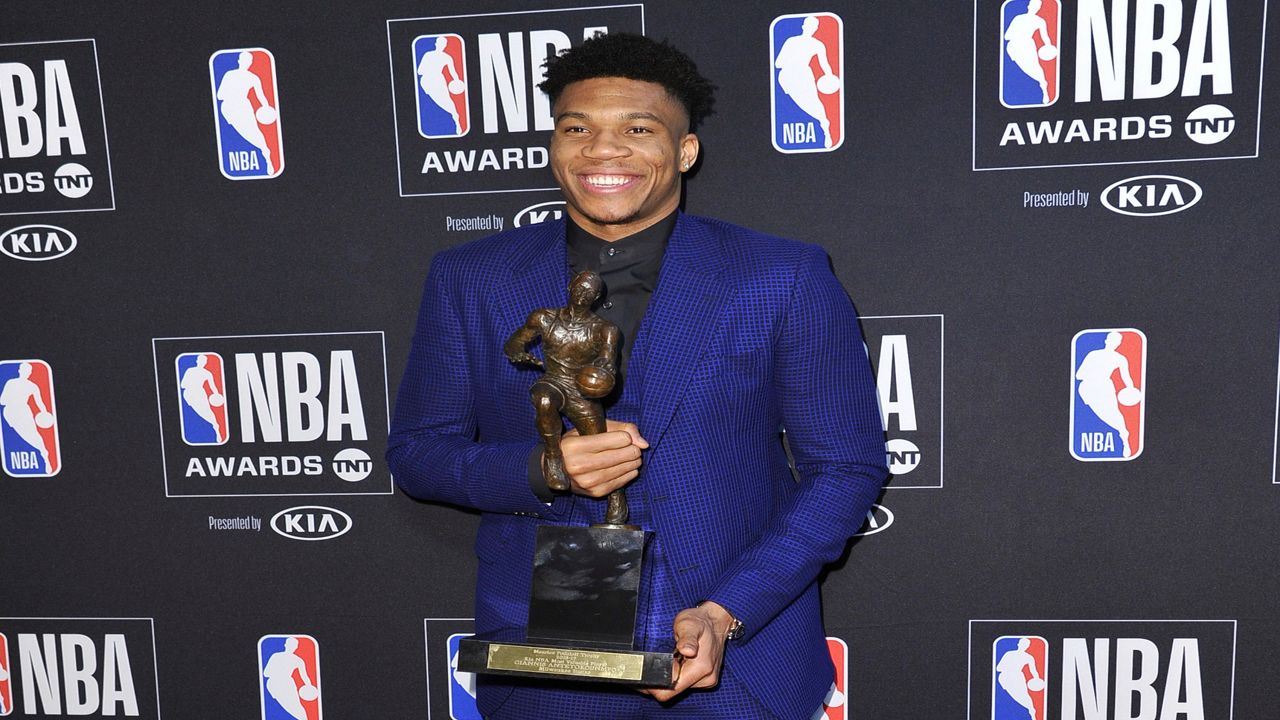 Milwaukee's Giannis Antetokounmpo wins 2019-20 Kia NBA Most Valuable Player  Award