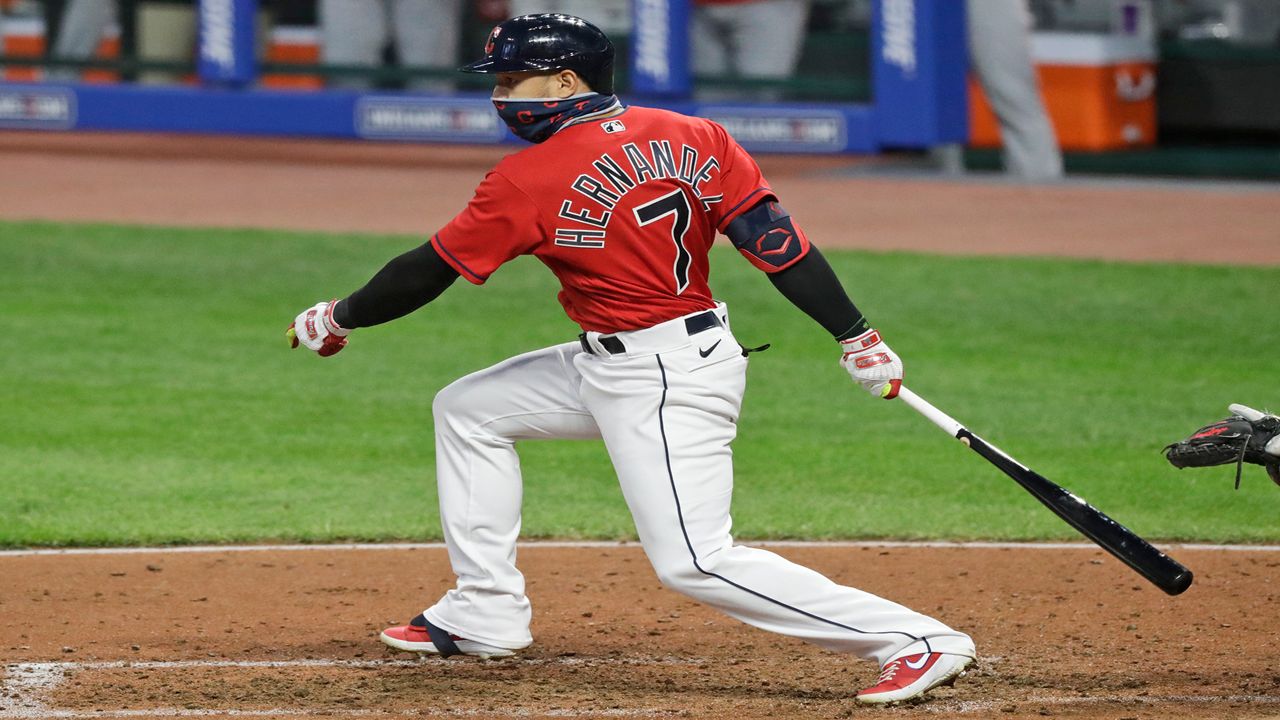 Indians trade OF Rosario to Braves for Sandoval