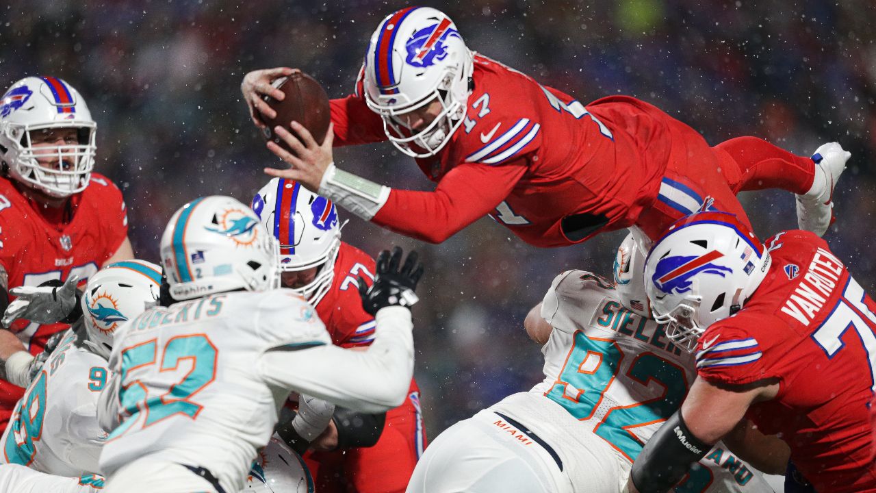 Josh Allen throws 4 TD passes, runs for score, Bills rout division rival  Dolphins 48-20