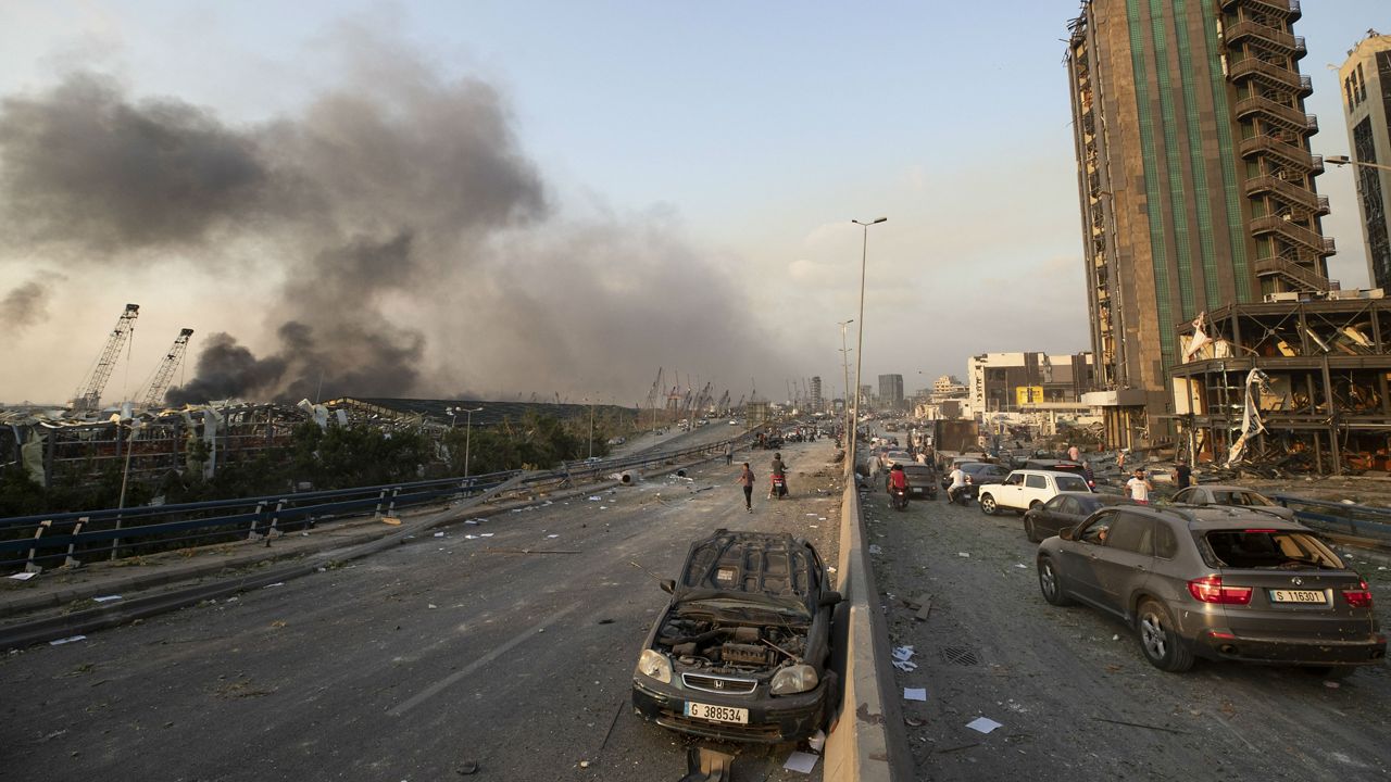 Massive Explosion Rocks Lebanon's Capital Beirut