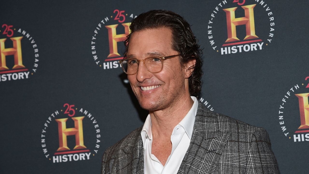 Actor Matthew McConaughey appears in this file image. Following a great deal of speculation, McConaughey on Nov. 28, 2021 announced he will not seek the office of Texas governor. (AP photo)