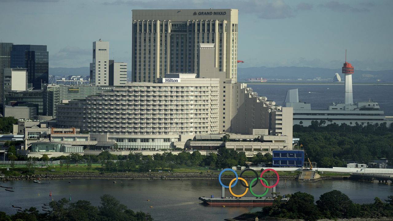 Tokyo prepares to host the Olympic Games. (Photo via AP)