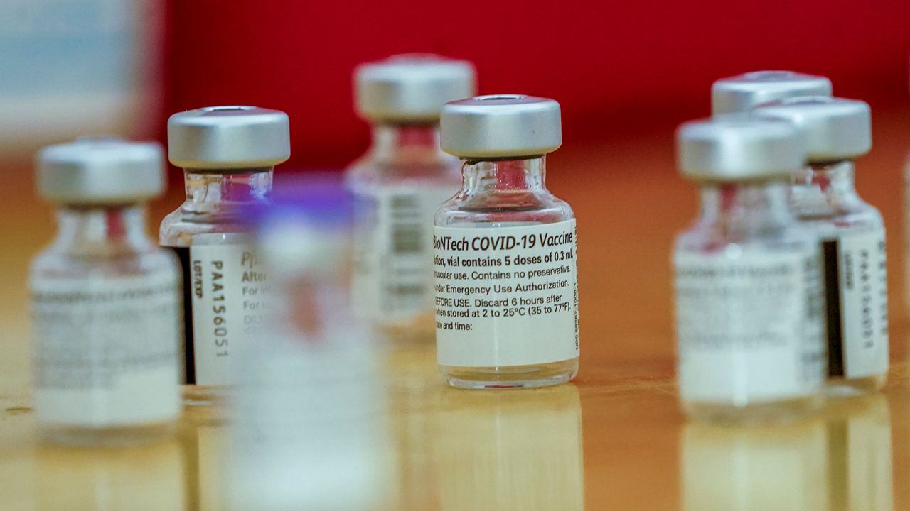 Vials of the Pfizer-BioNTech COVID-19 vaccine (AP Photo, File)