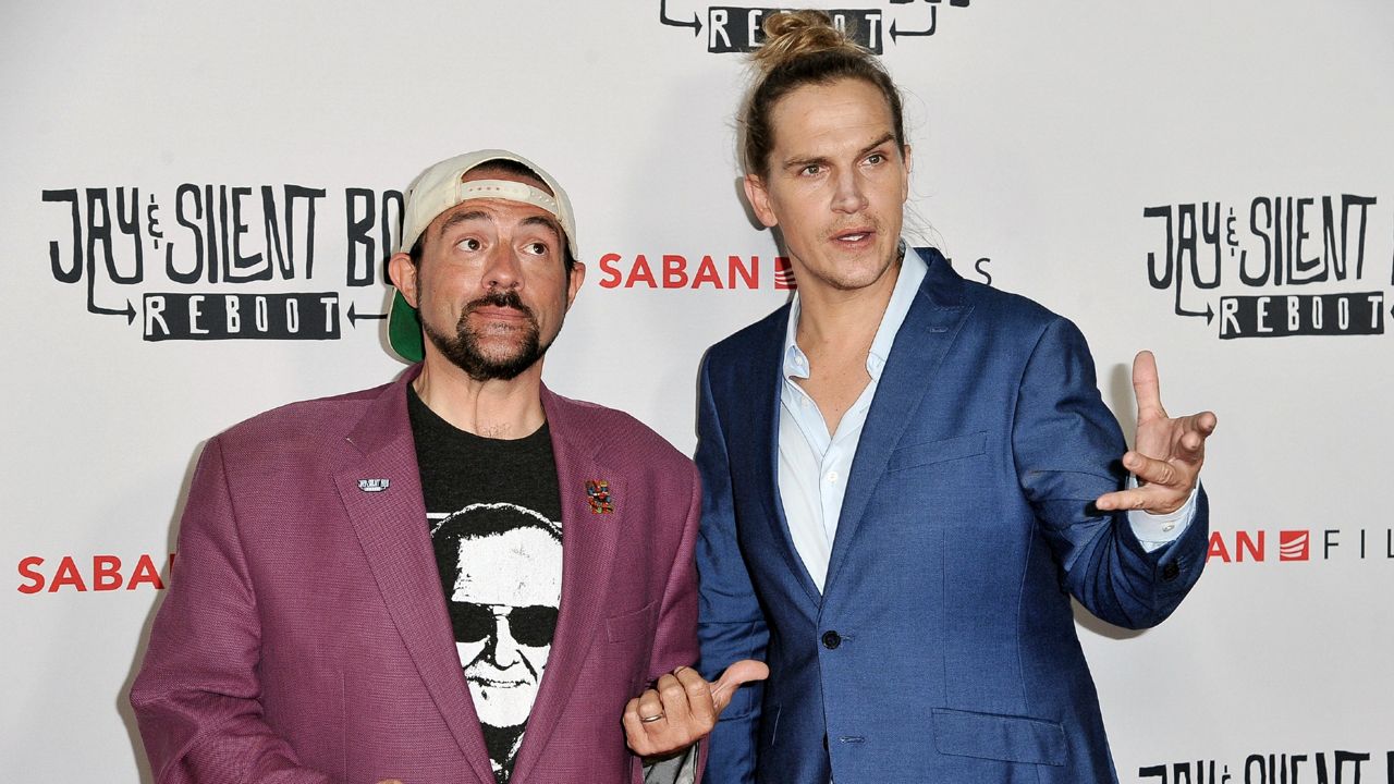 Kevin Smith, left, and Jason Mewes.