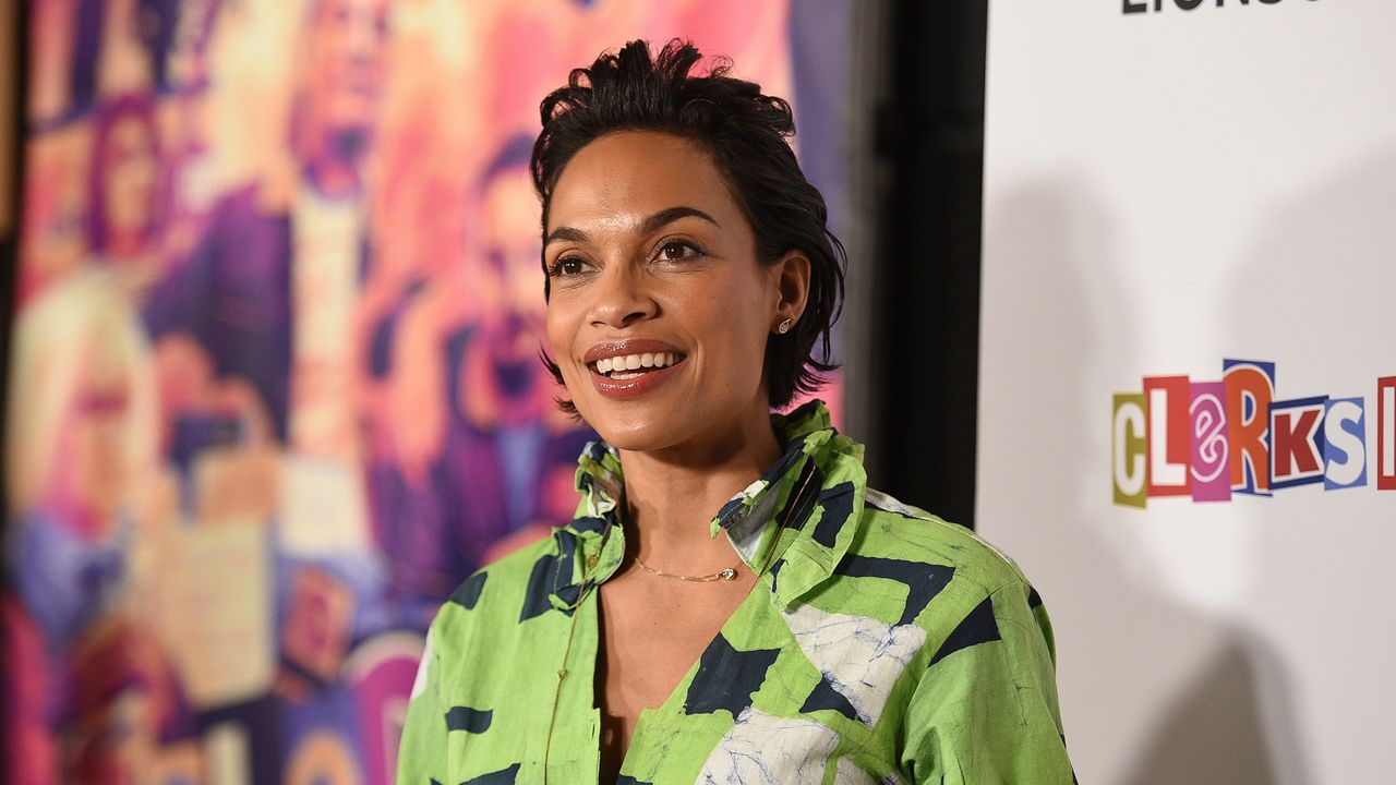 Rosario Dawson at the Los Angeles premiere of "Clerks III" on Aug. 24, 2022. (Photo: Richard Shotwell/Invision/AP)