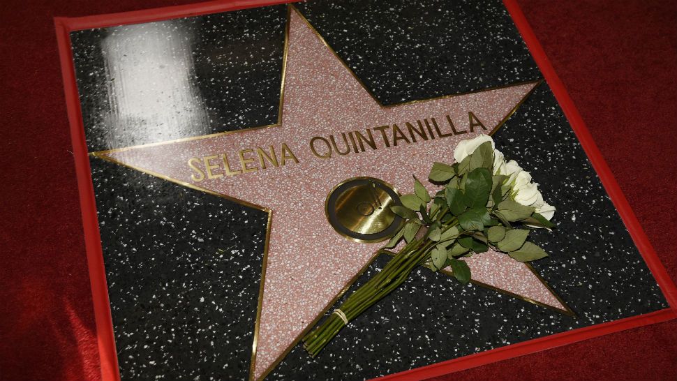 Selena Quintanilla Perez's star on the Hollywood Walk of Fame appears in this file image. (Spectrum News/FILE)
