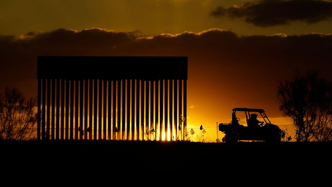 A section of unfinished border wall between Texas and Mexico appears in this file image. (AP Photo)