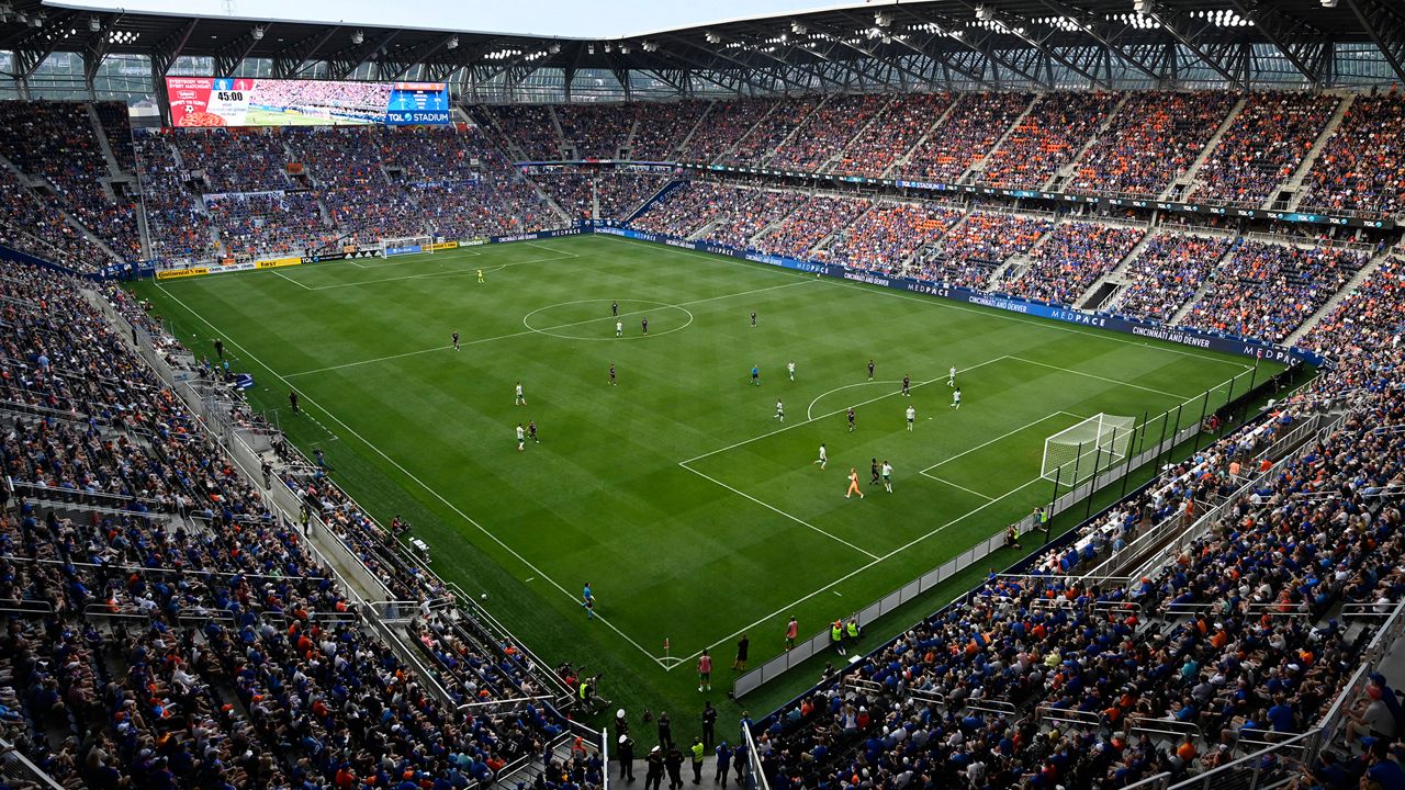 TQL Stadium in Cincinnati is among the sites picked for the 16-nation tournament. (AP Photo)