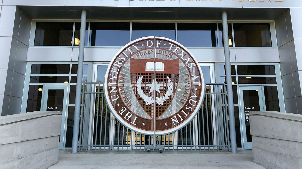 An image of an entry point to The University of Texas in Austin, Texas. (AP Image/File)