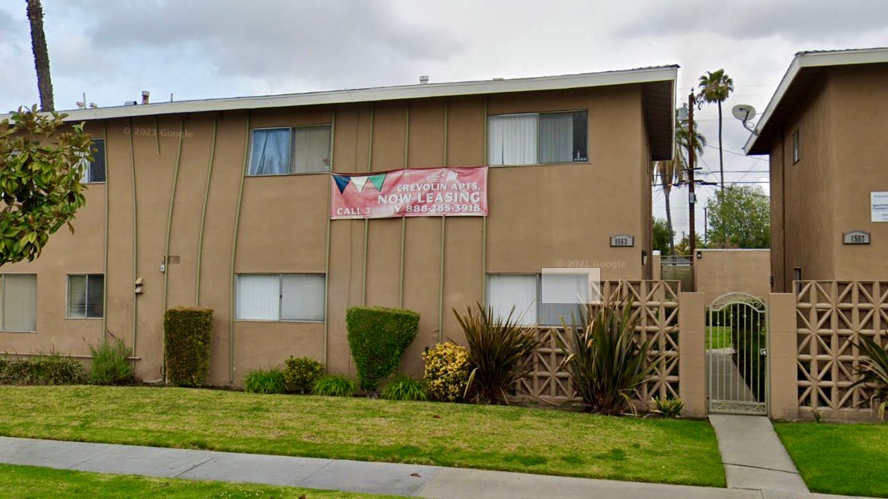 An apartment in Anaheim, Calif. (Courtesy Google Street View; Map data ©2019 Google) 