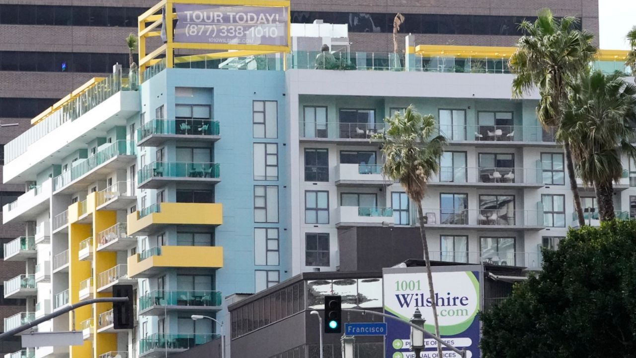 Apartments in LA (AP Photo/Damian Dovarganes)