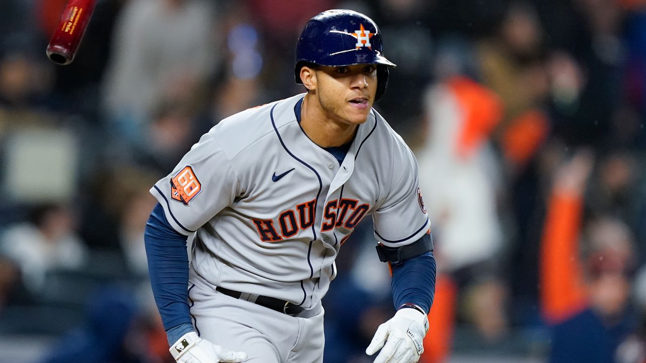 Jeremy Pena DEMOLISHES a Solo Home Run!, Yankees Vs Astros Game 1