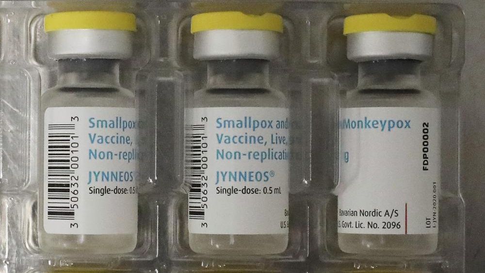 Monkeypox vaccines are pictured.