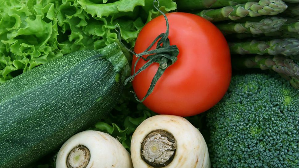 Assortment of vegetables. 