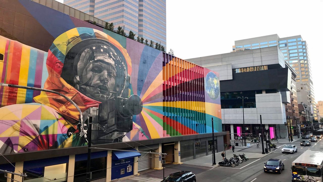 Neil Armstrong mural