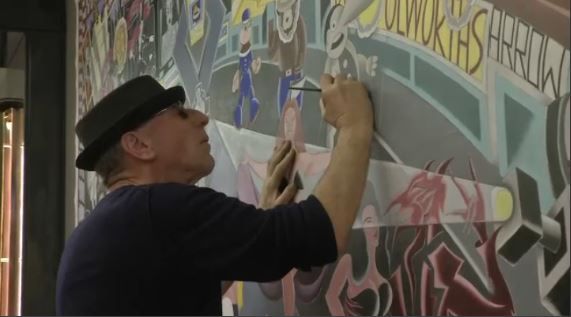 Local Artist Creates Three Murals For The Edison Hotel 