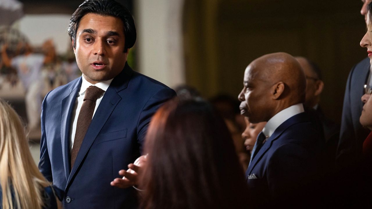 Mayor Eric Adams and New York City Department of Health and Mental Hygiene (DOHMH) Commissioner Dr. Ashwin Vasan announce “Care, Community, Action: A Mental Health Plan for New York City.” City Hall. Thursday, March 2, 2023.