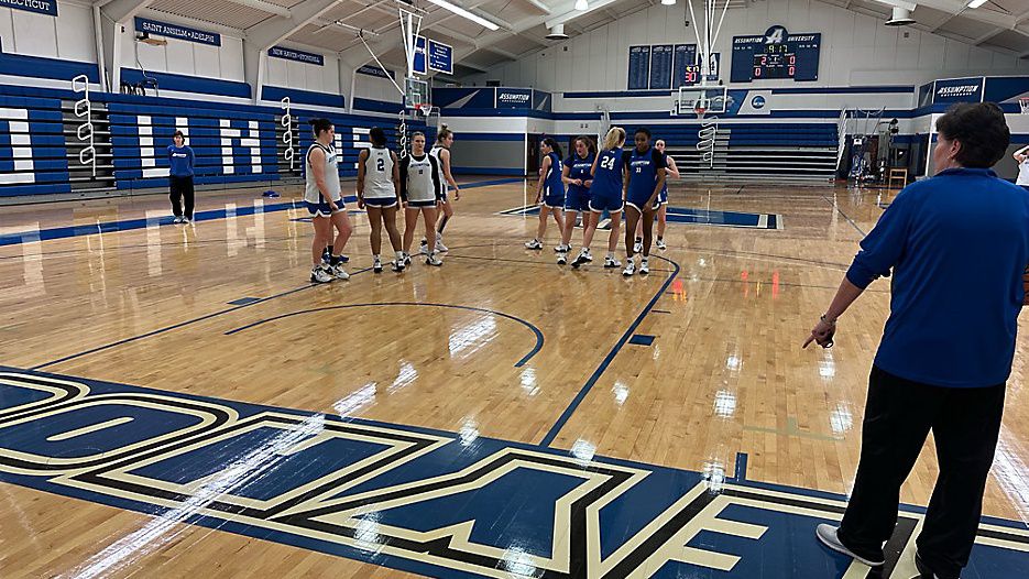 Assumption women's hoop team home for NCAA East Regionals