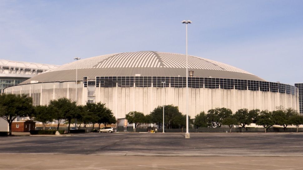 The Astrodome in Houston, Texas, appears in this image from 2014. (Source: Eric Enfermero/Wikipedia)
