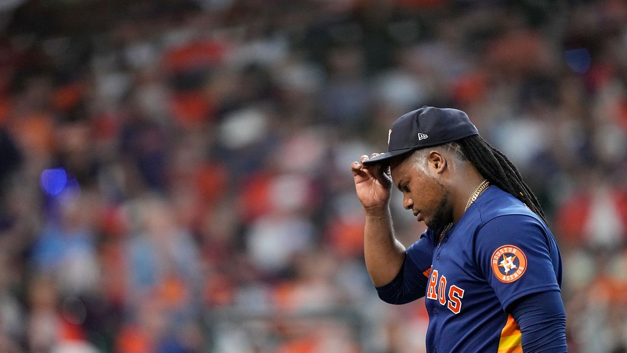 Rangers build big early lead off Valdez, hold on for 5-4 win over Astros to  take 2-0 lead in ALCS