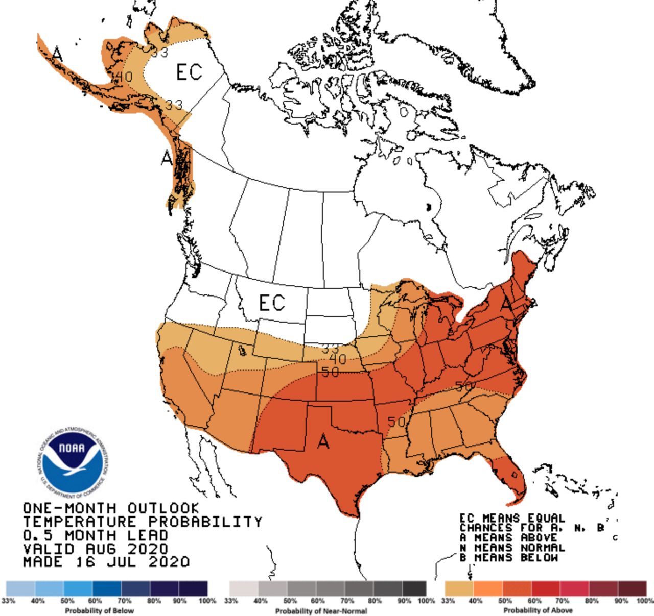 Unseasonably Warm August on the Horizon