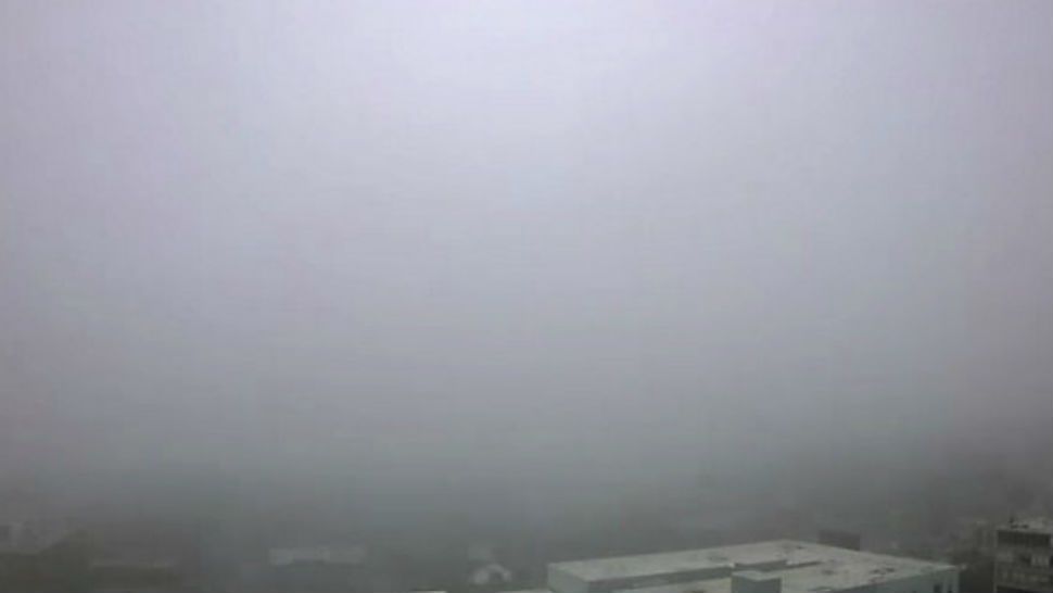 Downtown Austin fog.
