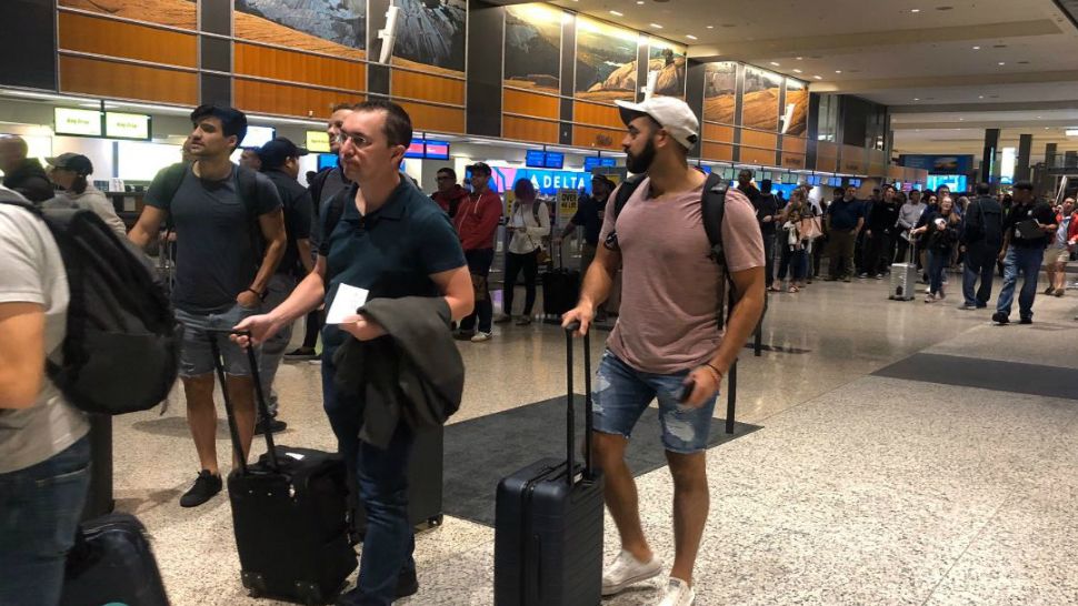 Passengers move through Austin-Bergstrom International Airport in this file image. (Spectrum News 1/FILE)