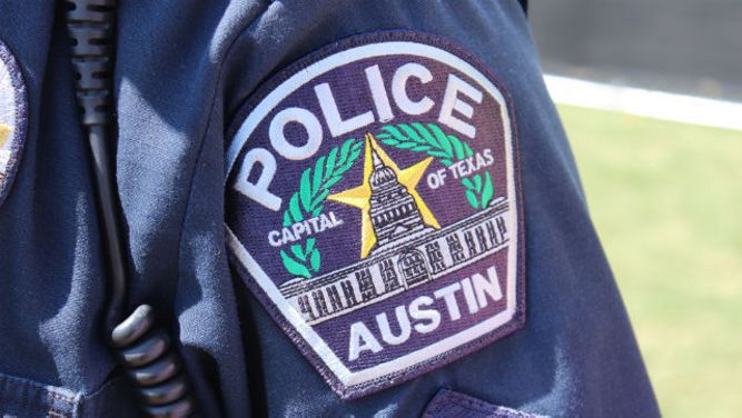 An Austin police badge on a uniform. (Spectrum News 1/File)