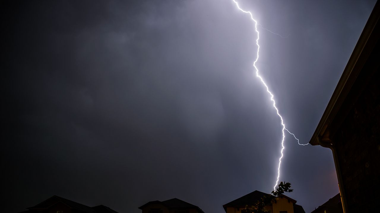 Lightning appears in Austin, Texas, in this file image. (Getty Images)