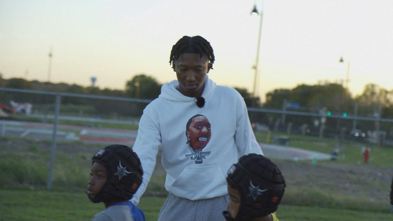 Austin rapper Lil Ke mentors kids through music and sports