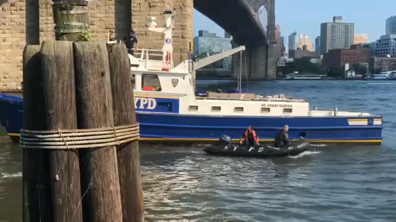 Baby in East River