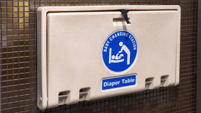 pampers changing tables