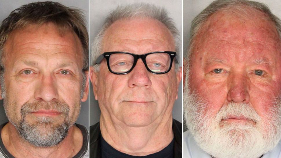 Backpage.com operators, from left, Carl Ferrer, Michael Lacey, James Larkin and in a composite of undated photos provided by police. (Sacramento County Sheriff's Office via AP)