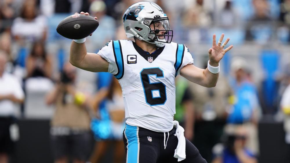 Mayfield makes Panthers debut vs Browns in season opener