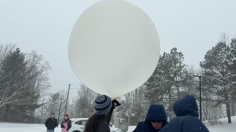 UNCA students use weather ballons to predict snow fall during January’s storms