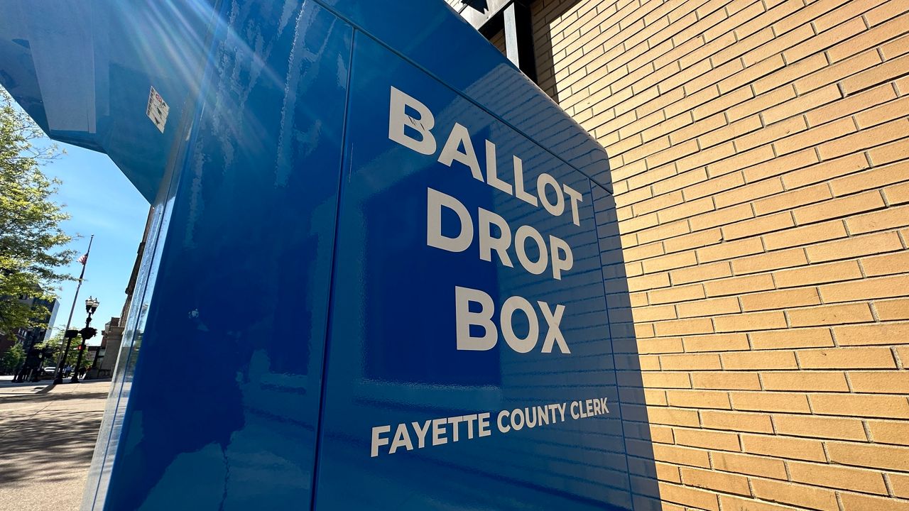 A ballot drop box in Fayette County allows voters to cast their ballots easier. (Spectrum News 1/FILE)