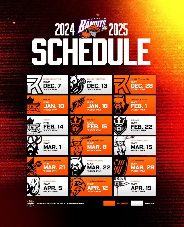 buffalo-bandits-announce-2024-25-season-schedule