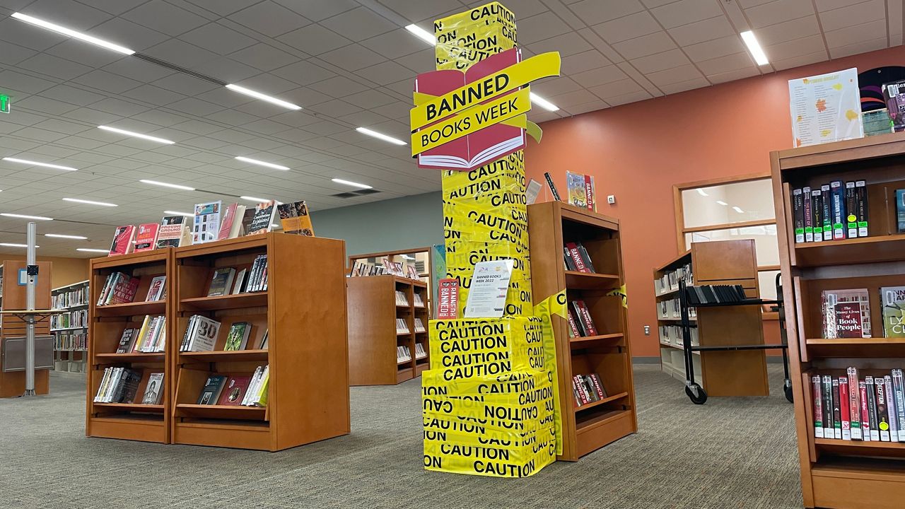 Lexington public library branches are celebrating Banned Books Week. (Spectrum News 1/Sabriel Metcalf)
