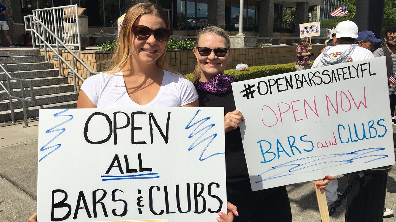 bar owners protest