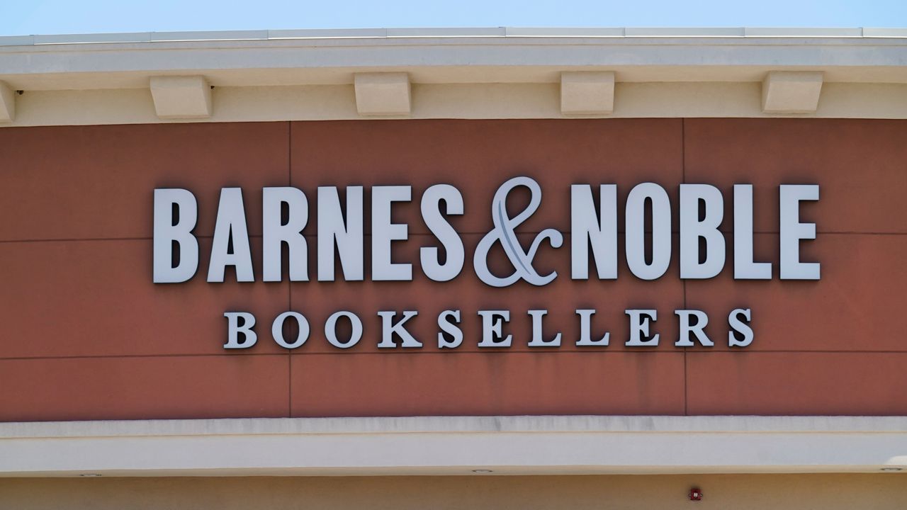 A Barnes & Noble sign is displayed last year in Pennsylvania.