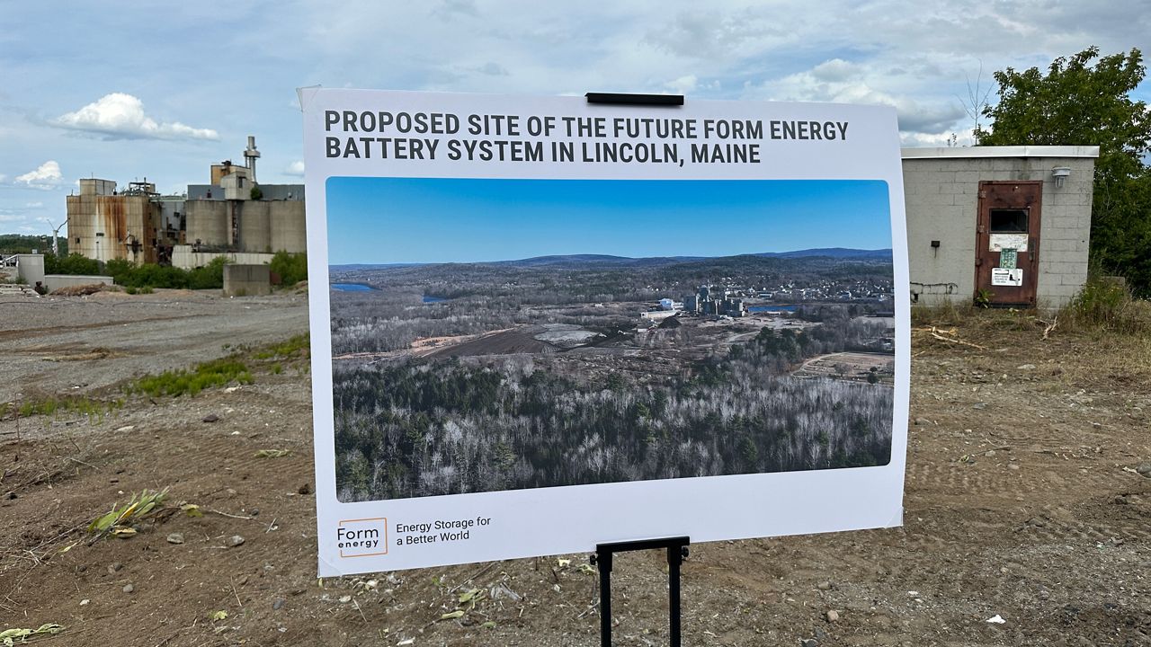 Plans call for a new battery system at the old Lincoln Paper & Tissue Mill. (Spectrum News/Susan Cover)