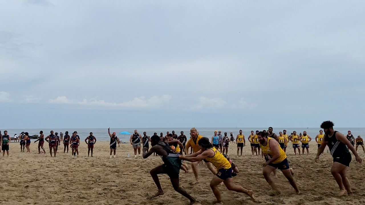 Beach rugby tournament brings fun to Cleveland's Edgewater