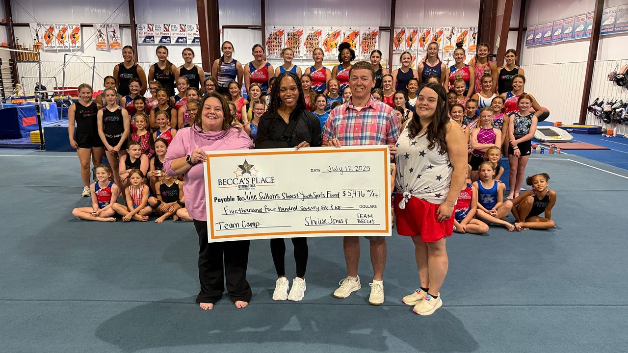 Gymnastics summer camp raises thousands for young athletes
