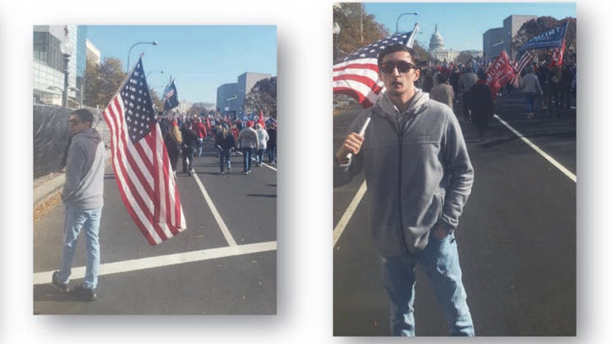 The FBI arrested Matthew Jason Beddingfield, 21, of Middlesex, North Carolina, and charged him with assaulting police officers during the Jan. 6 attack on the U.S. Capitol by Trump supporters.