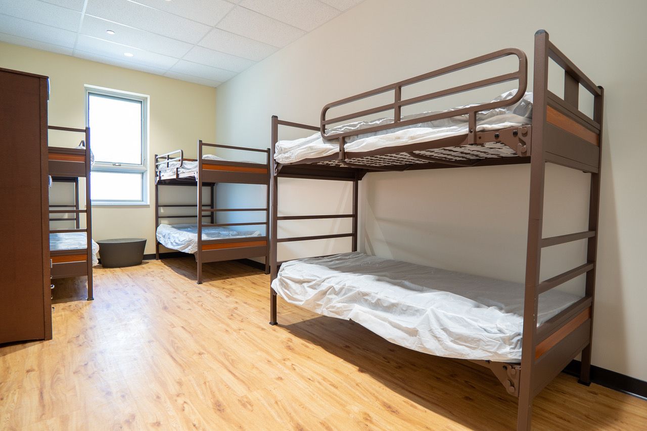 One of 43 family-style bedrooms at Bethany House Services. (Photo courtesy of Bethany House Services)