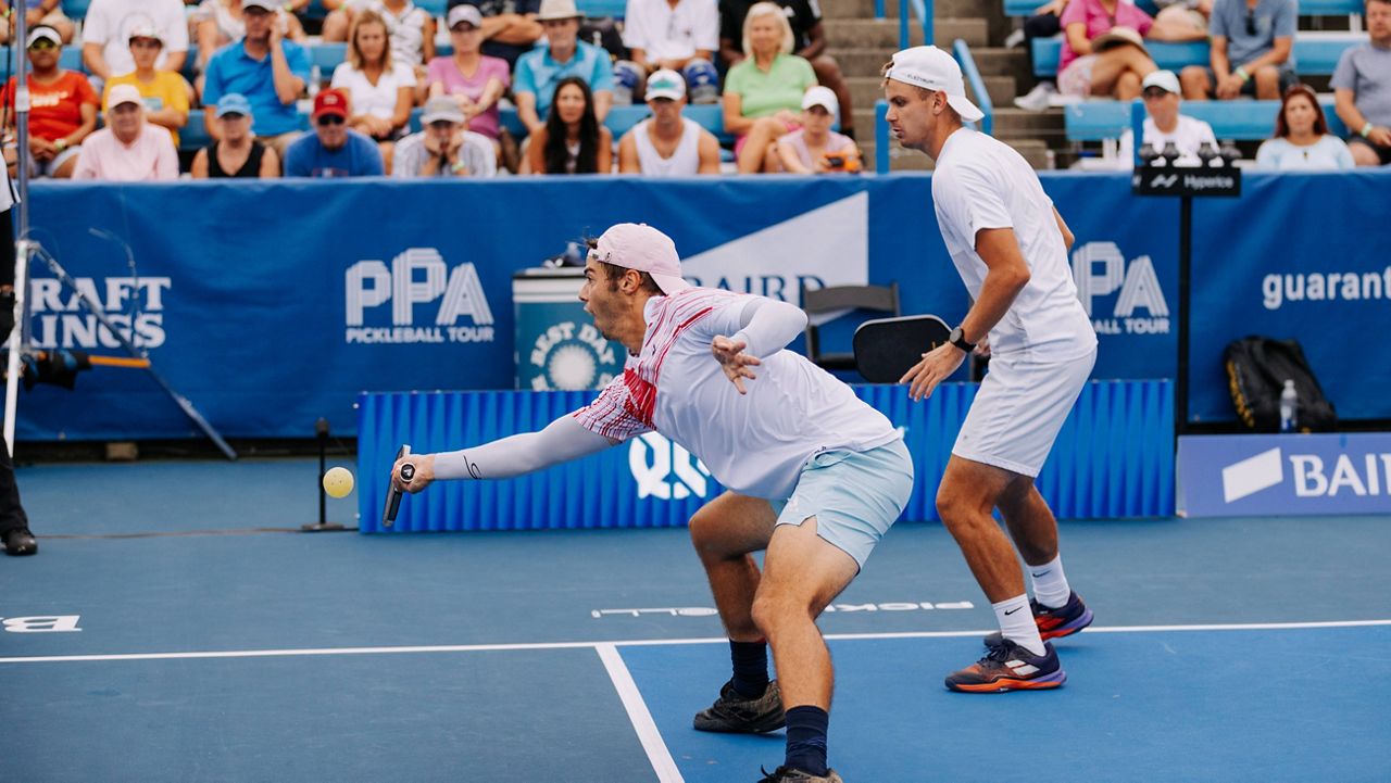 Professional pickleball player Ben Johns competing. (PPA Tour)