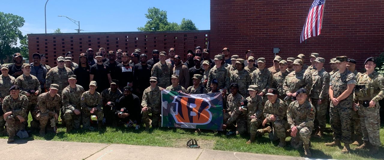 Bengals pay visit to Wright-Patterson Air Force Base