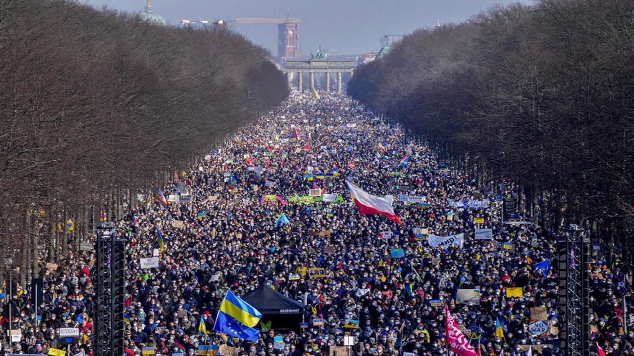 Ukraine rally in Berlin