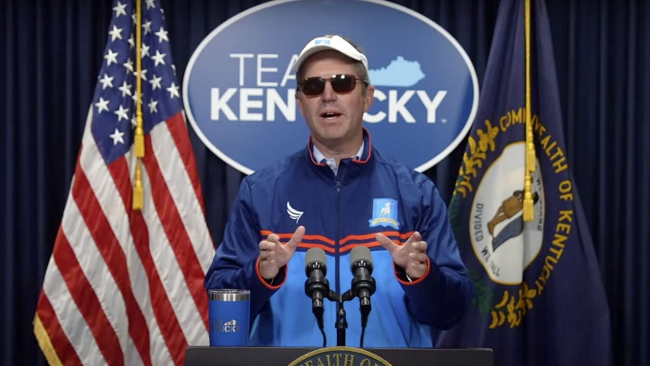 Kentucky Gov. Andy Beshear shows off his 'Ted Lasso' look on Halloween